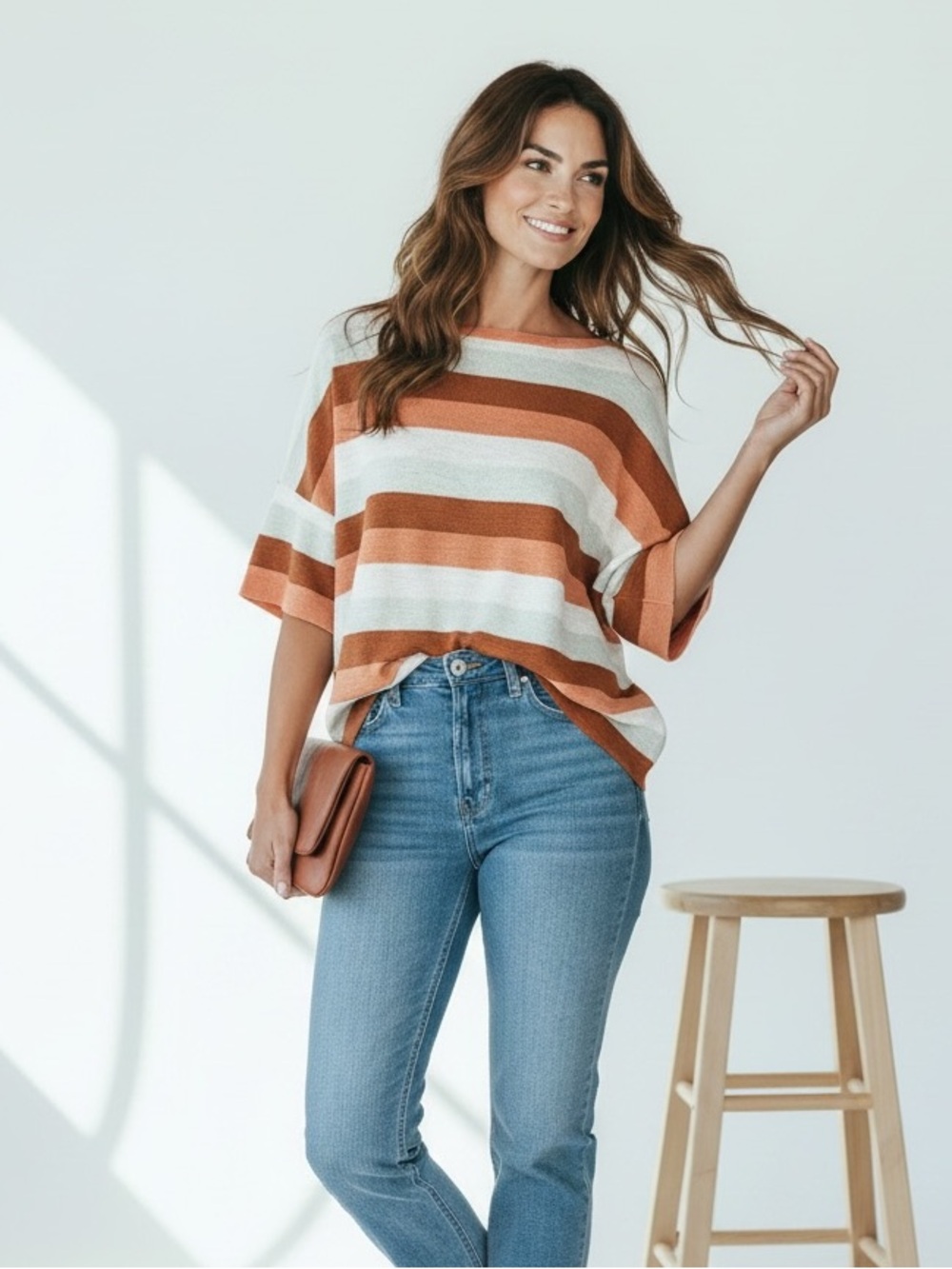 MADEWELL striped sweater size XL